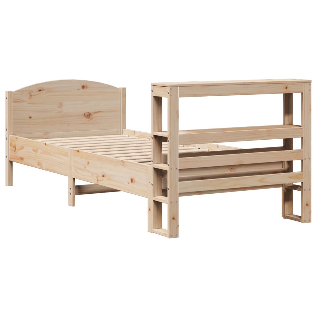 Bedframe zonder matras massief grenenhout 100x200 cm is nu te koop bij PeponiXL, paradijselijk wonen!