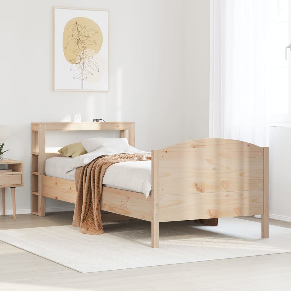Bedframe zonder matras massief grenenhout 100x200 cm is nu te koop bij PeponiXL, paradijselijk wonen!