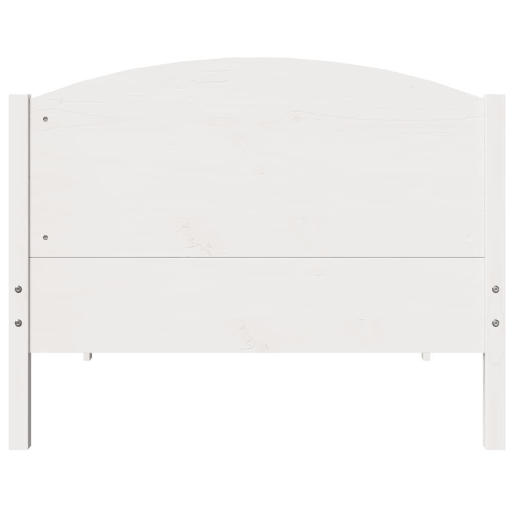 Bedframe zonder matras massief grenenhout wit 90x200 cm is nu te koop bij PeponiXL, paradijselijk wonen!