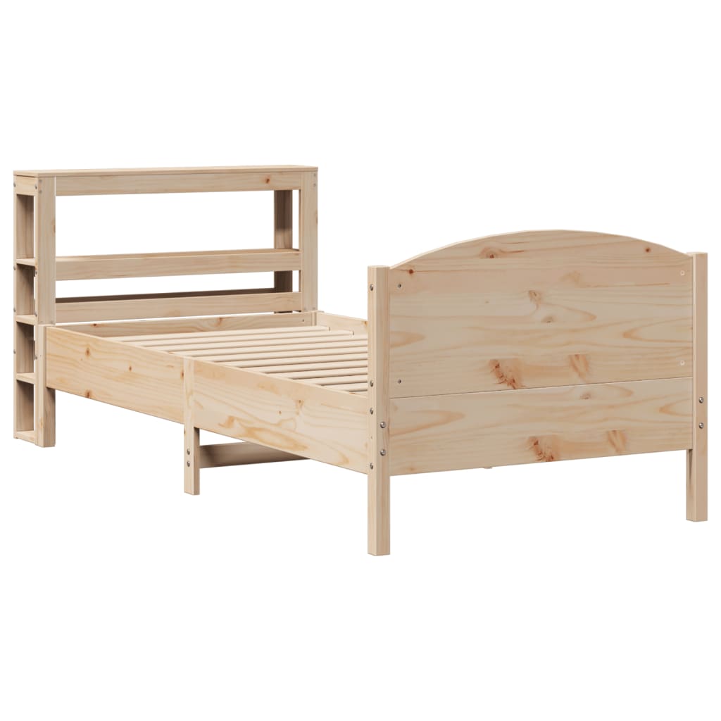 Bedframe zonder matras massief grenenhout 75x190 cm is nu te koop bij PeponiXL, paradijselijk wonen!