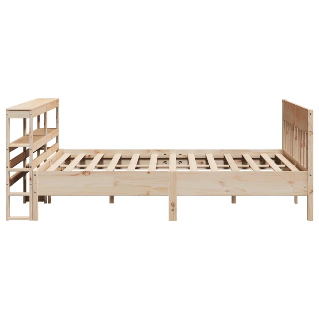 Bedframe zonder matras massief grenenhout 200x200 cm is nu te koop bij PeponiXL, paradijselijk wonen!