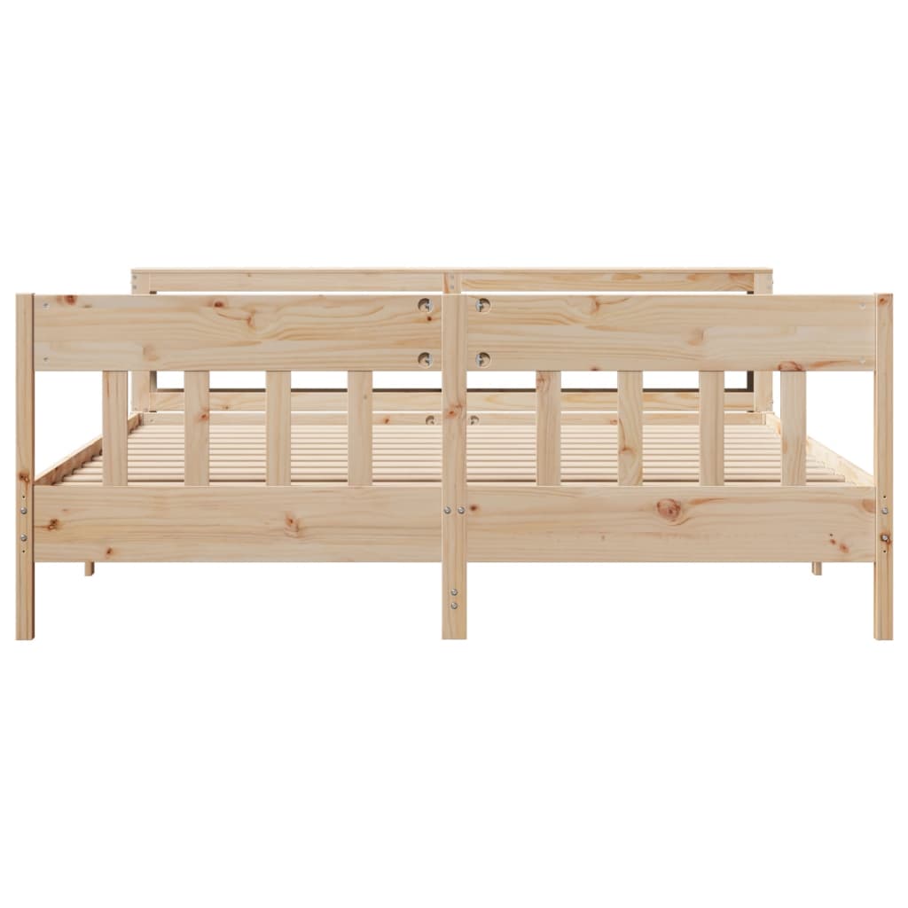 Bedframe zonder matras massief grenenhout 180x200 cm is nu te koop bij PeponiXL, paradijselijk wonen!