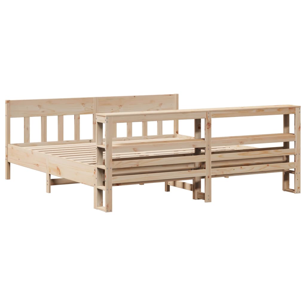 Bedframe zonder matras massief grenenhout 180x200 cm is nu te koop bij PeponiXL, paradijselijk wonen!