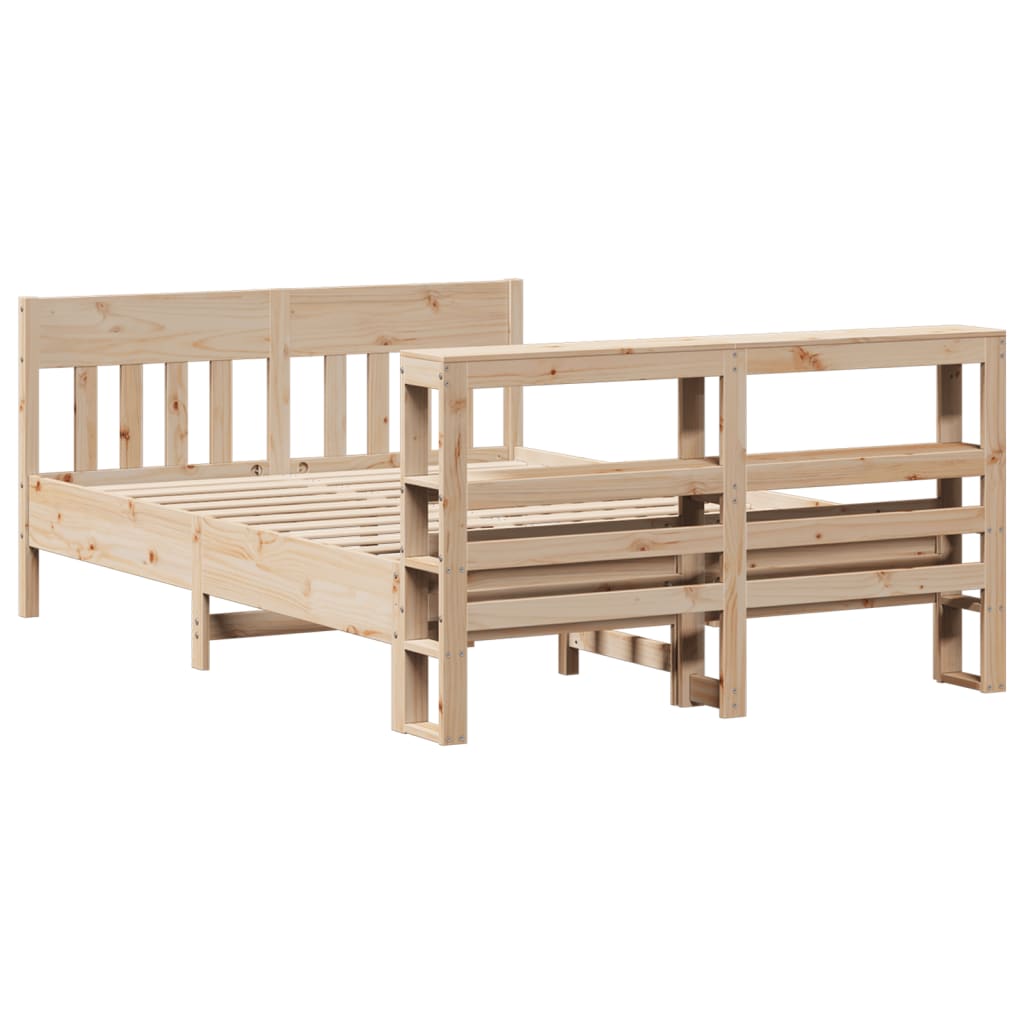 Bedframe zonder matras massief grenenhout 120x200 cm is nu te koop bij PeponiXL, paradijselijk wonen!