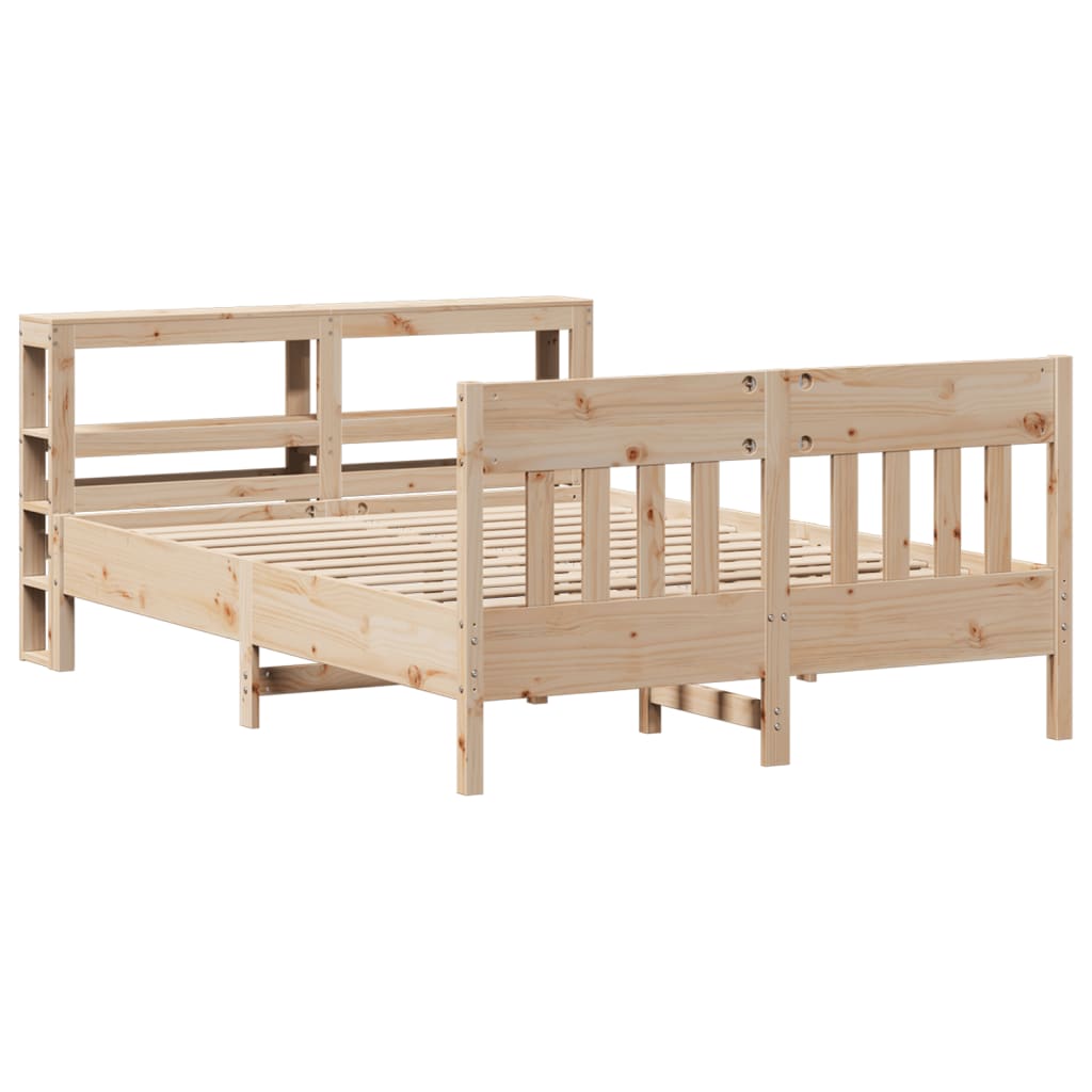 Bedframe zonder matras massief grenenhout 120x190 cm is nu te koop bij PeponiXL, paradijselijk wonen!
