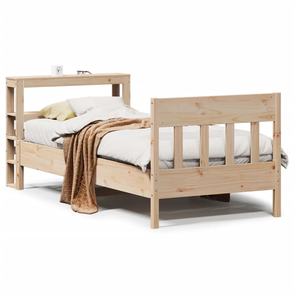 Bedframe zonder matras massief grenenhout 75x190 cm is nu te koop bij PeponiXL, paradijselijk wonen!