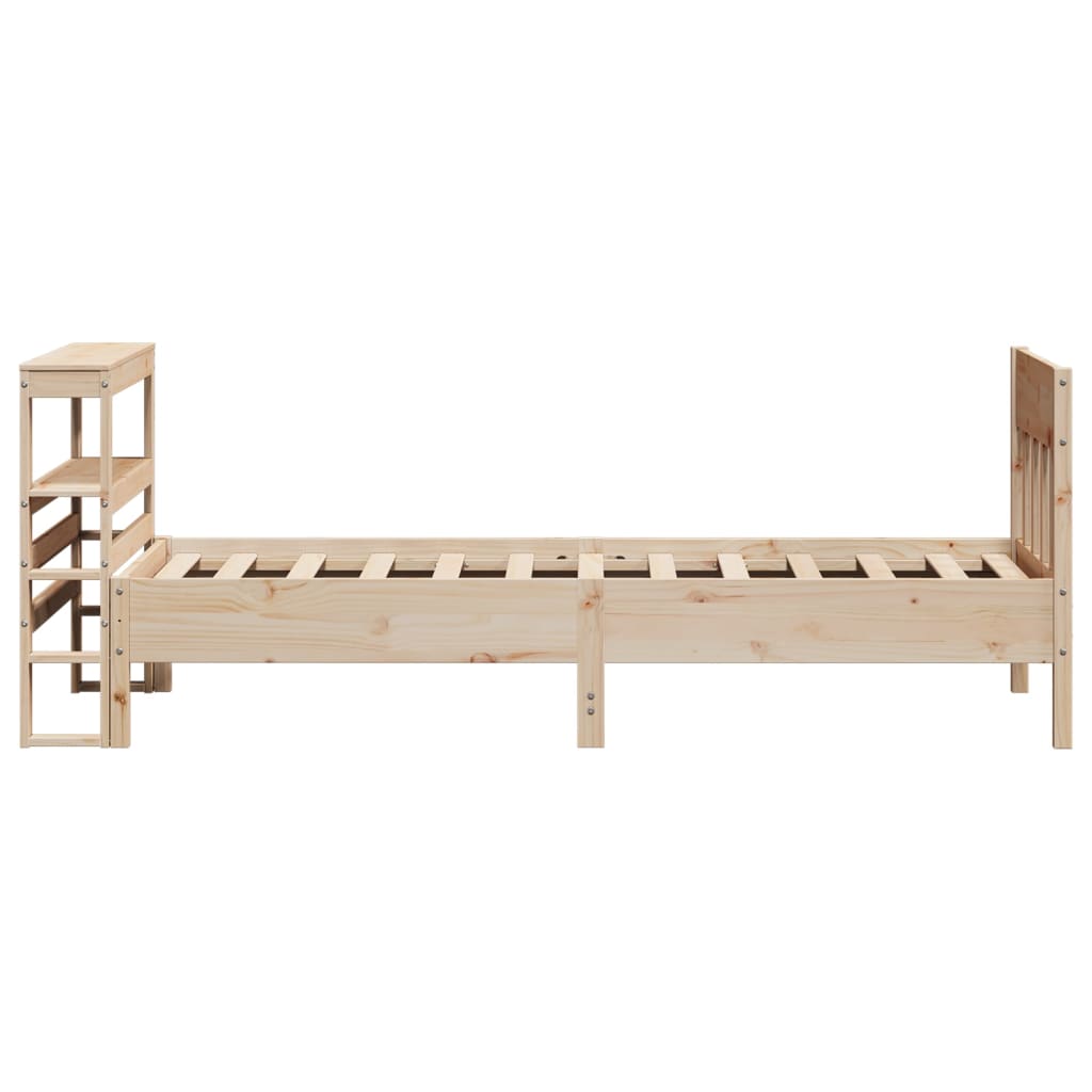 Bedframe zonder matras massief grenenhout 75x190 cm is nu te koop bij PeponiXL, paradijselijk wonen!
