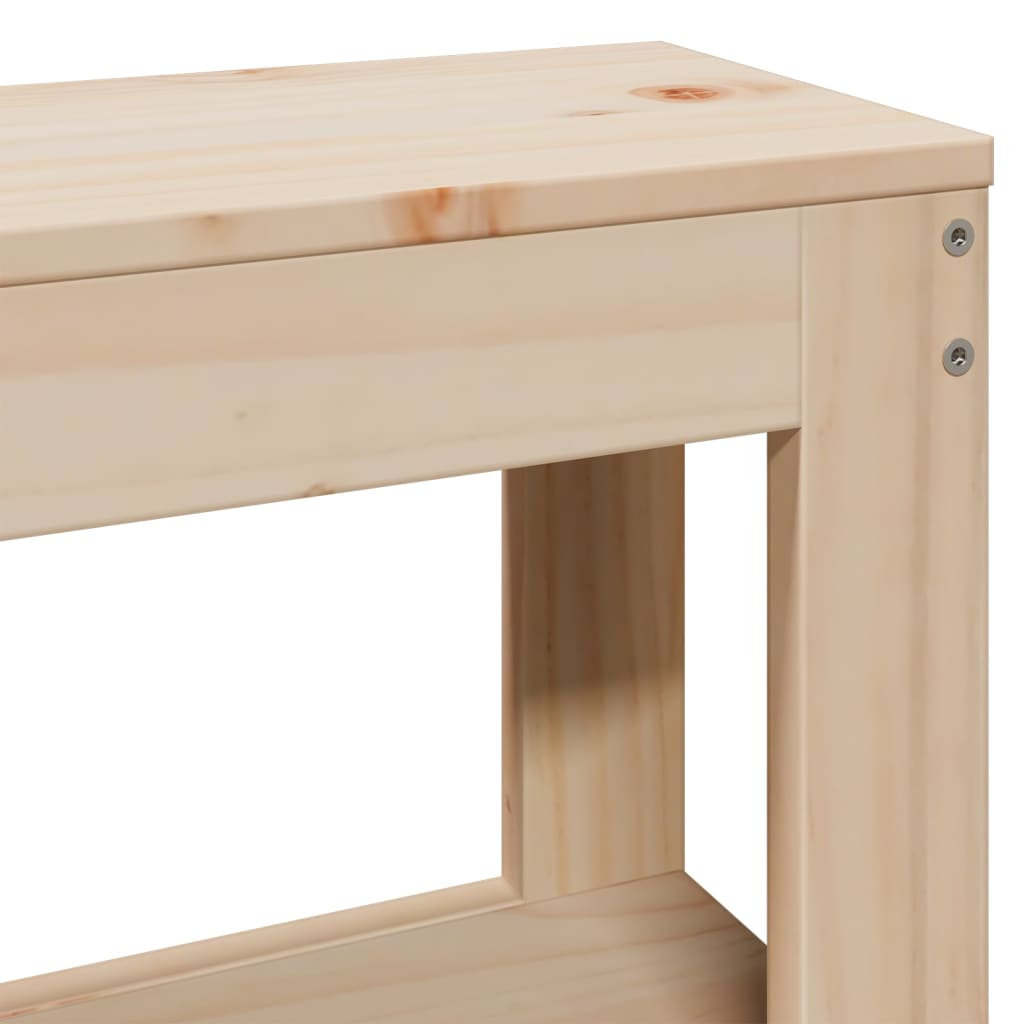 Bedframe met hoofdbord massief grenenhout 120x190 cm is nu te koop bij PeponiXL, paradijselijk wonen!