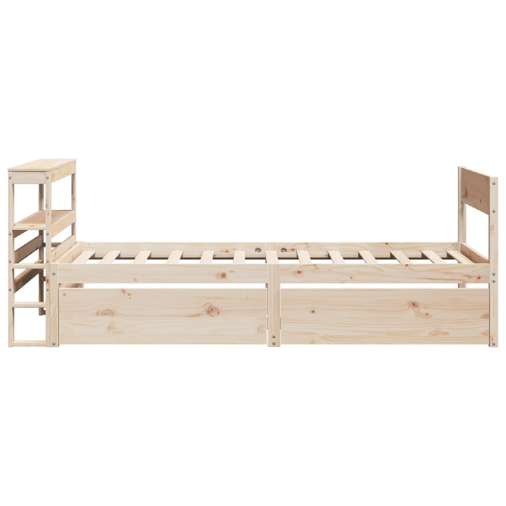 Bedframe zonder matras massief grenenhout 90x190 cm is nu te koop bij PeponiXL, paradijselijk wonen!