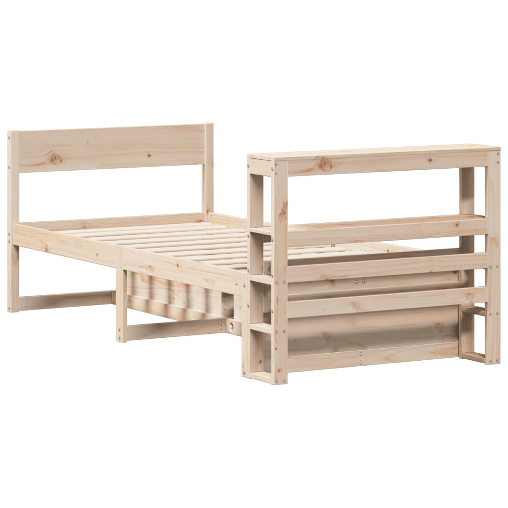 Bedframe zonder matras massief grenenhout 75x190 cm is nu te koop bij PeponiXL, paradijselijk wonen!