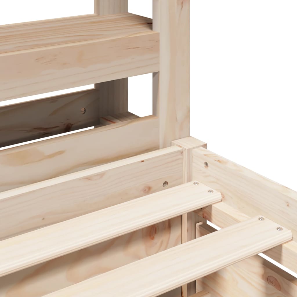 Bedframe zonder matras massief grenenhout 75x190 cm is nu te koop bij PeponiXL, paradijselijk wonen!