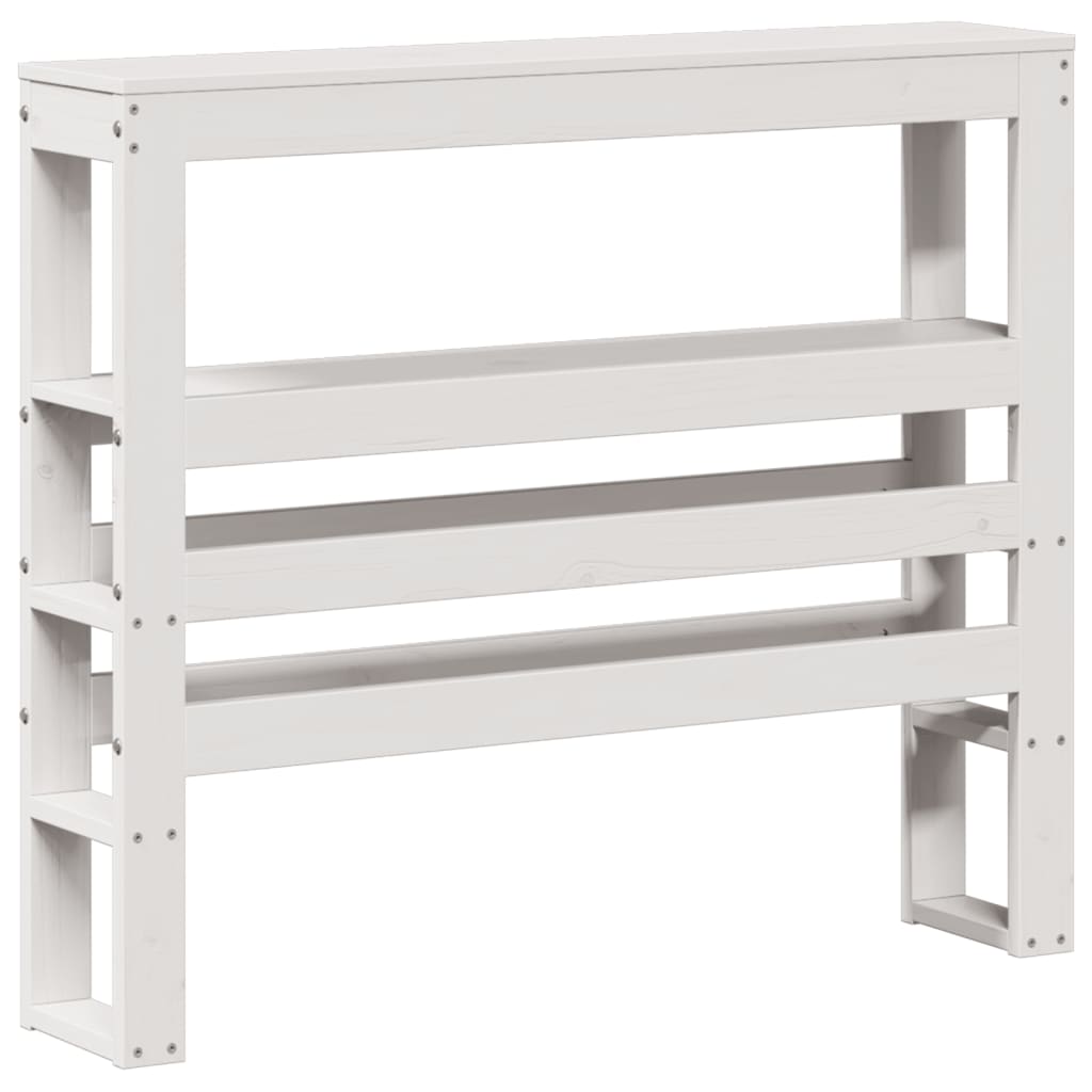 Bedframe zonder matras massief grenenhout wit 75x190 cm is nu te koop bij PeponiXL, paradijselijk wonen!