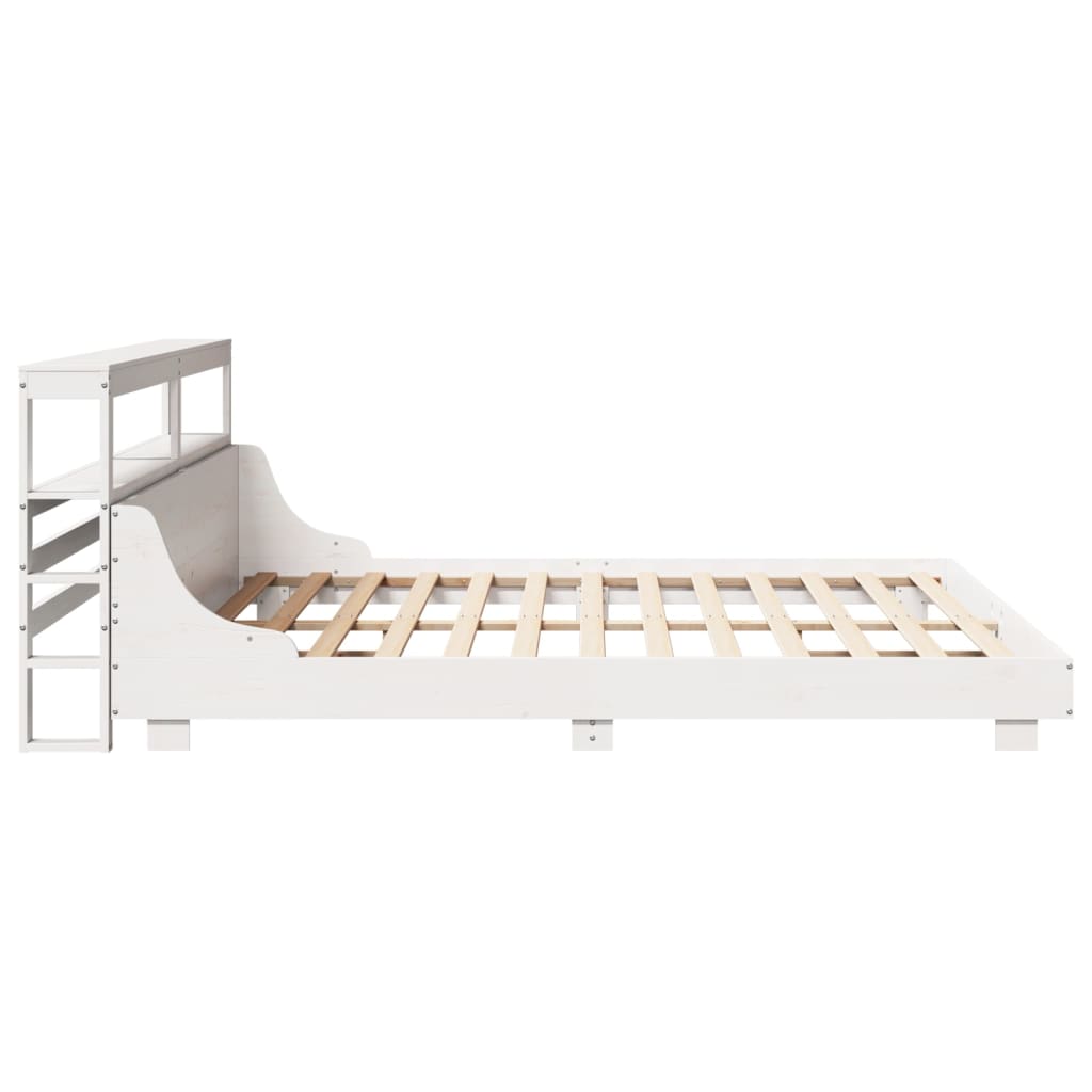 Bedframe zonder matras massief grenenhout wit 180x200 cm is nu te koop bij PeponiXL, paradijselijk wonen!