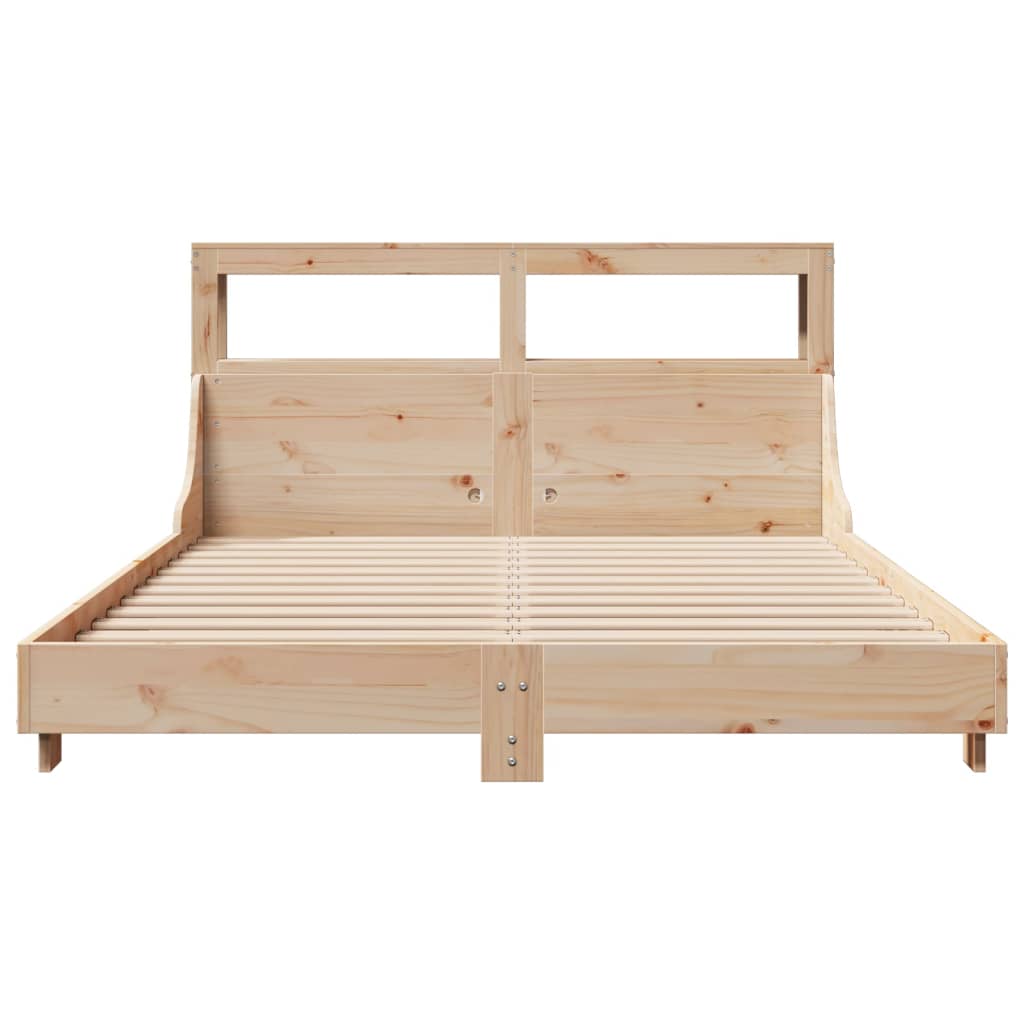 Bedframe zonder matras massief grenenhout 150x200 cm is nu te koop bij PeponiXL, paradijselijk wonen!