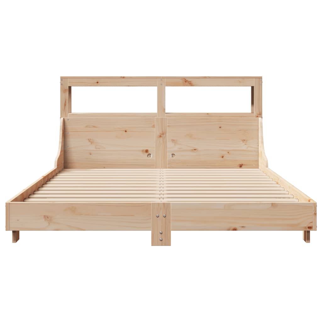 Bedframe zonder matras massief grenenhout 120x200 cm is nu te koop bij PeponiXL, paradijselijk wonen!