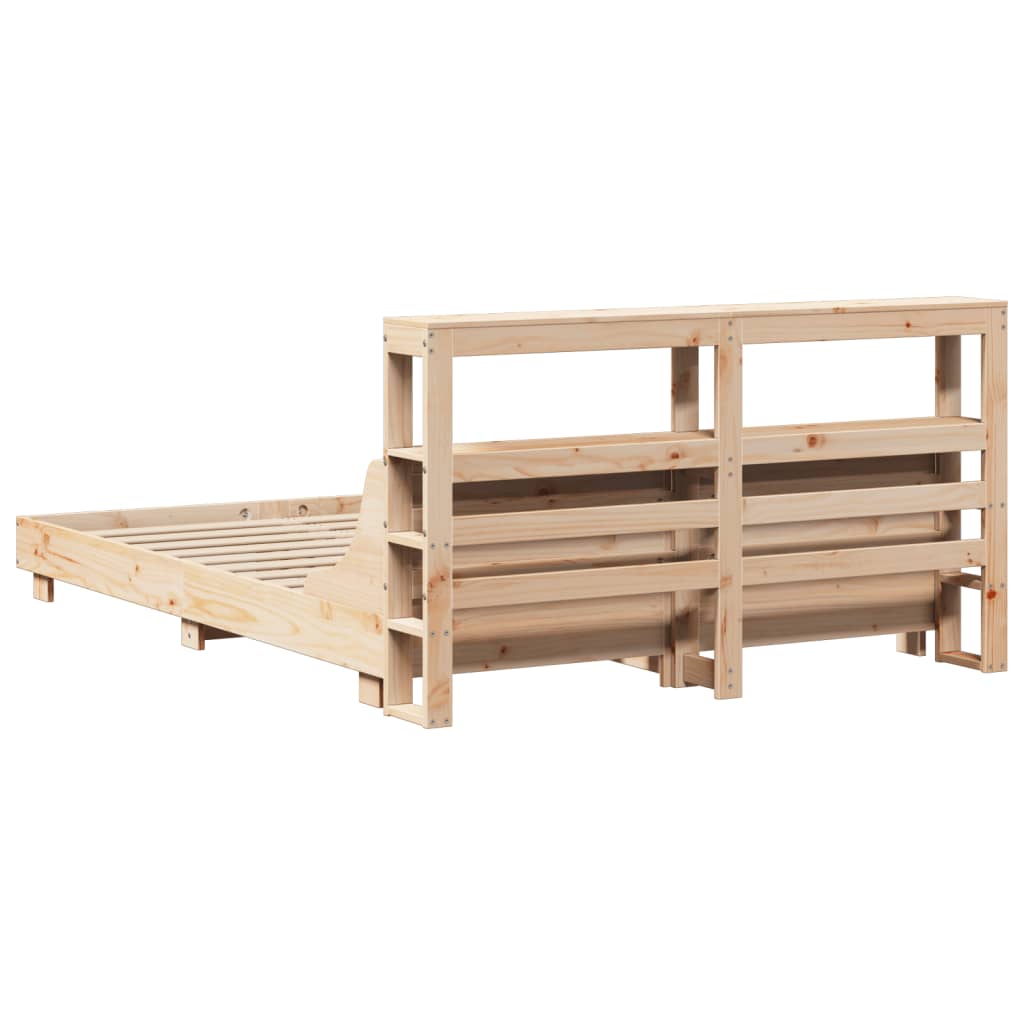 Bedframe zonder matras massief grenenhout 120x190 cm is nu te koop bij PeponiXL, paradijselijk wonen!