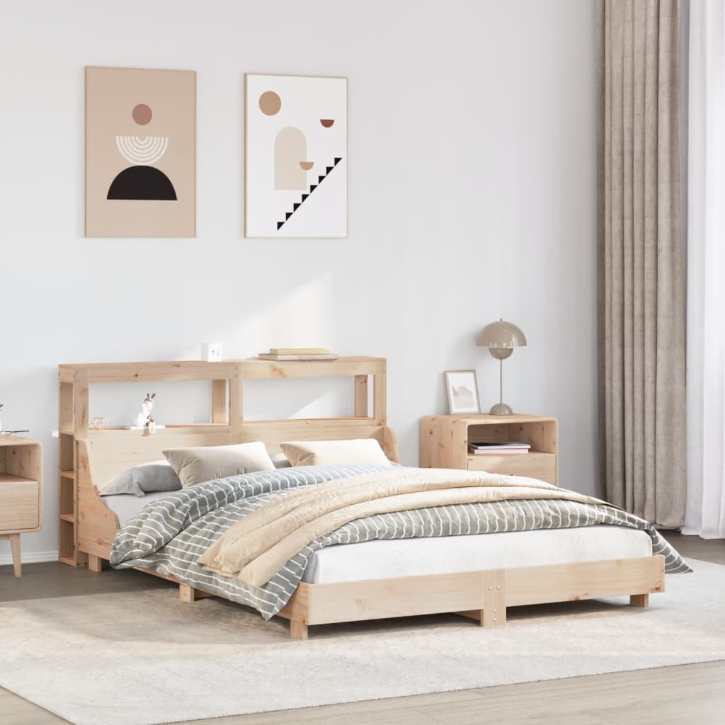 Bedframe zonder matras massief grenenhout 120x190 cm is nu te koop bij PeponiXL, paradijselijk wonen!