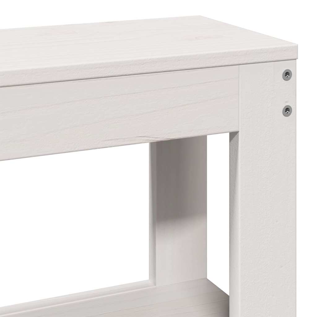 Bedframe zonder matras massief grenenhout wit 120x190 cm is nu te koop bij PeponiXL, paradijselijk wonen!