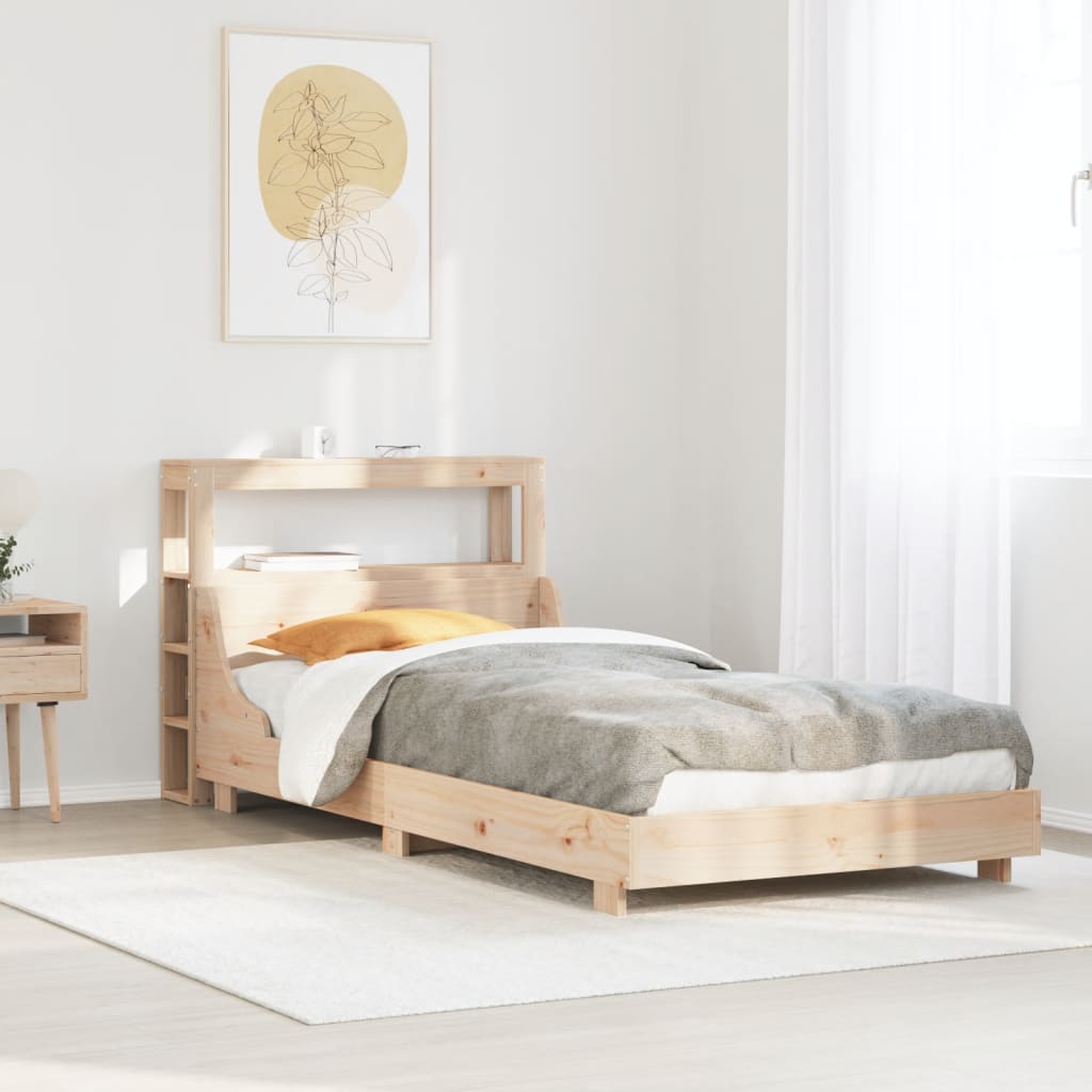 Bedframe zonder matras massief grenenhout 90x190 cm is nu te koop bij PeponiXL, paradijselijk wonen!