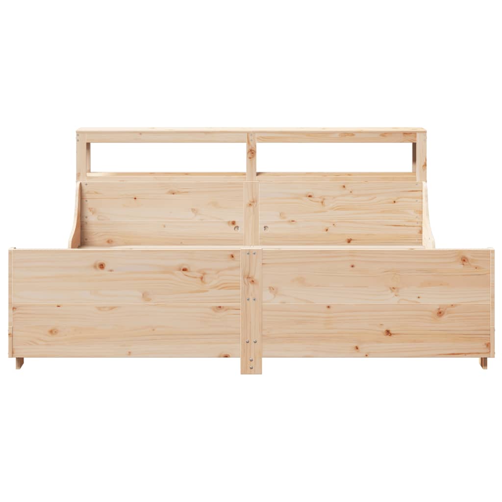 Bedframe zonder matras massief grenenhout 200x200 cm is nu te koop bij PeponiXL, paradijselijk wonen!
