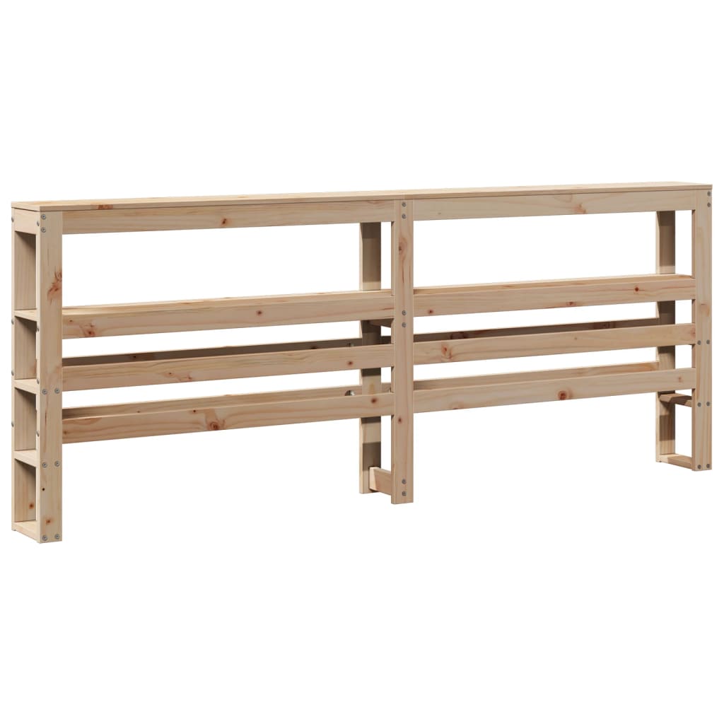 Bedframe zonder matras massief grenenhout 200x200 cm is nu te koop bij PeponiXL, paradijselijk wonen!