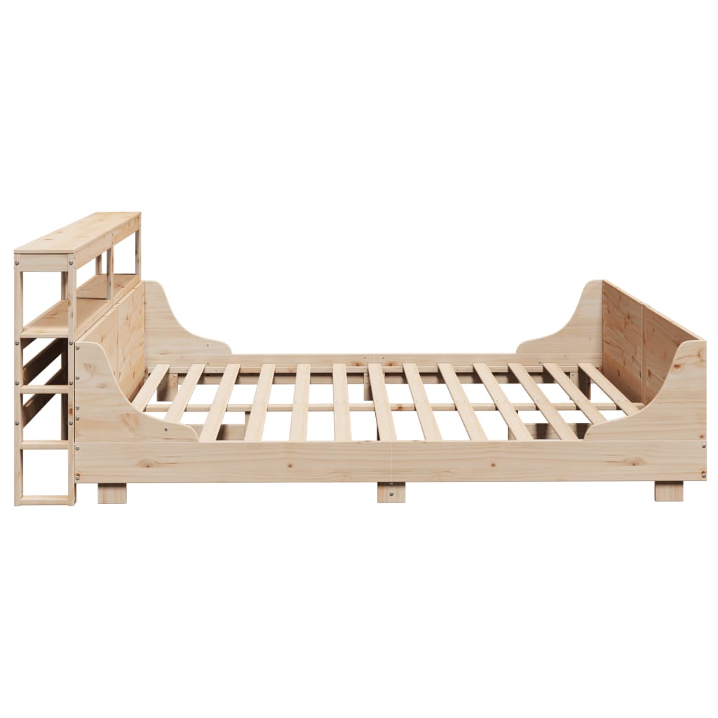 Bedframe zonder matras massief grenenhout 200x200 cm is nu te koop bij PeponiXL, paradijselijk wonen!