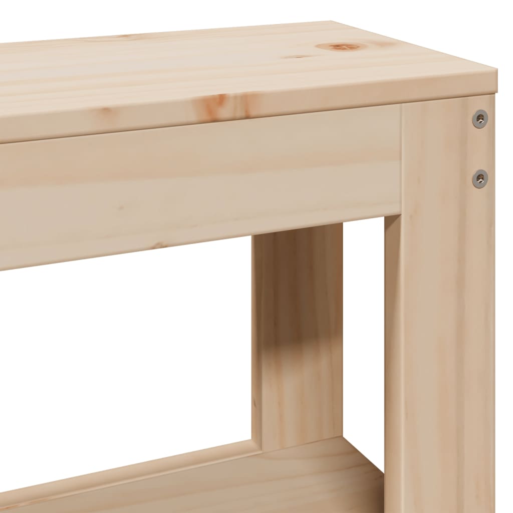 Bedframe zonder matras massief grenenhout 200x200 cm is nu te koop bij PeponiXL, paradijselijk wonen!