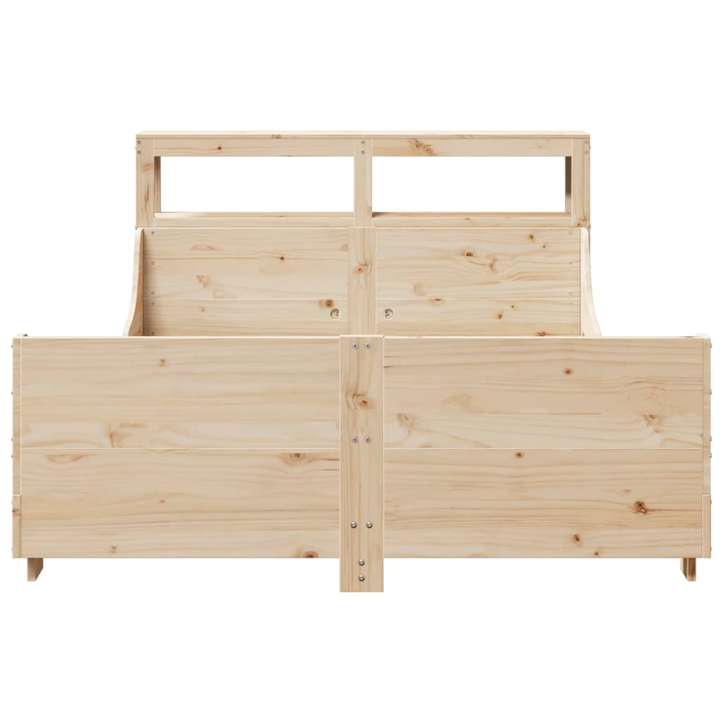 Bedframe zonder matras massief grenenhout 150x200 cm is nu te koop bij PeponiXL, paradijselijk wonen!