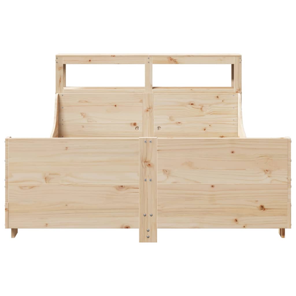 Bedframe zonder matras massief grenenhout 120x200 cm is nu te koop bij PeponiXL, paradijselijk wonen!