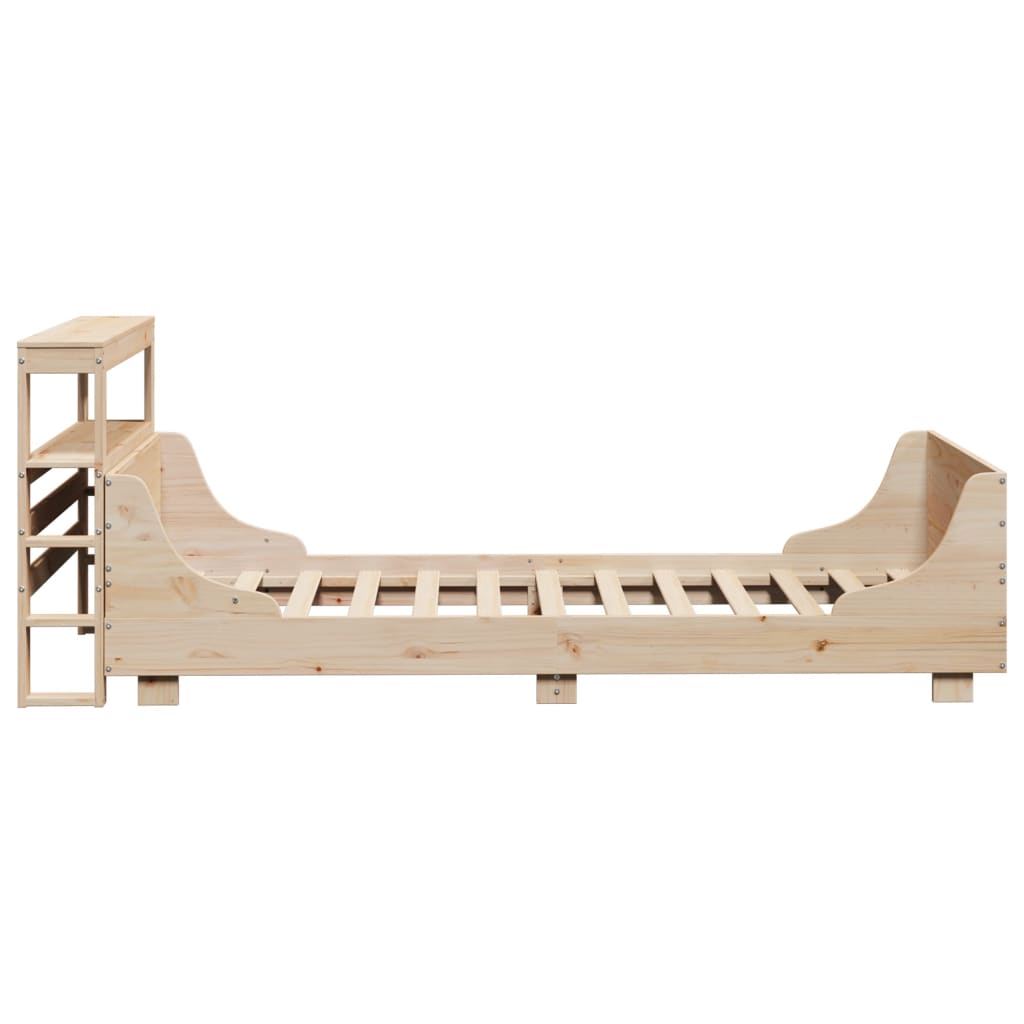 Bedframe zonder matras massief grenenhout 90x200 cm is nu te koop bij PeponiXL, paradijselijk wonen!