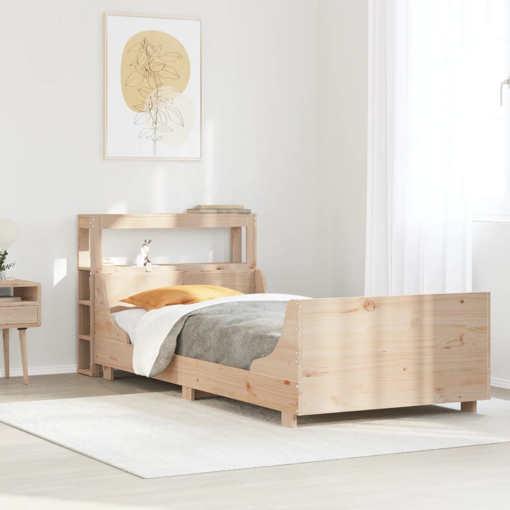 Bedframe zonder matras massief grenenhout 90x200 cm is nu te koop bij PeponiXL, paradijselijk wonen!