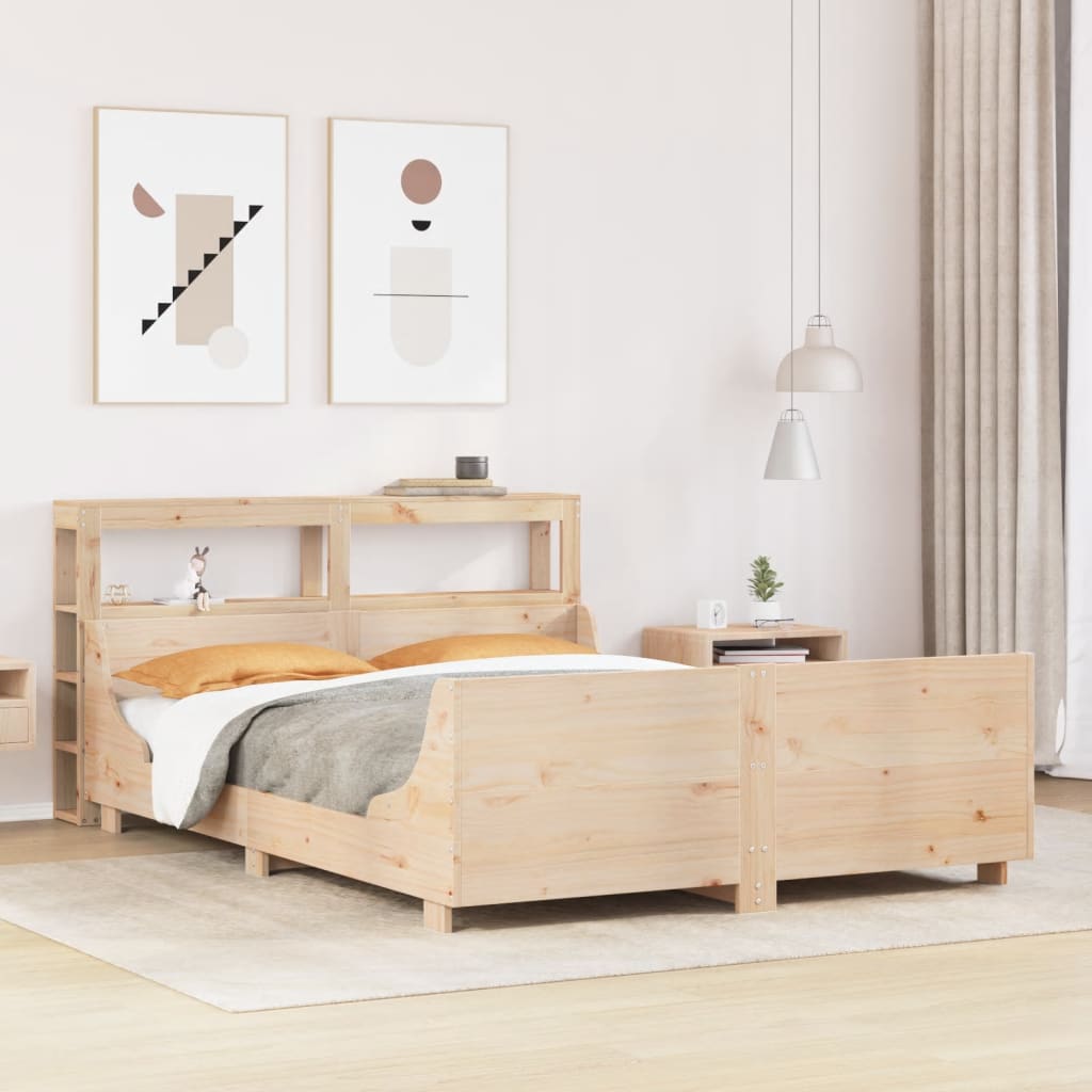 Bedframe zonder matras massief grenenhout 120x190 cm is nu te koop bij PeponiXL, paradijselijk wonen!