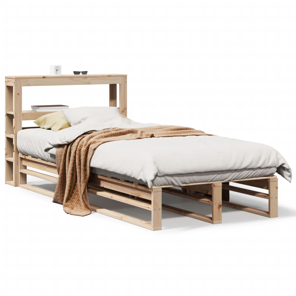 Bedframe zonder matras massief grenenhout 90x200 cm is nu te koop bij PeponiXL, paradijselijk wonen!