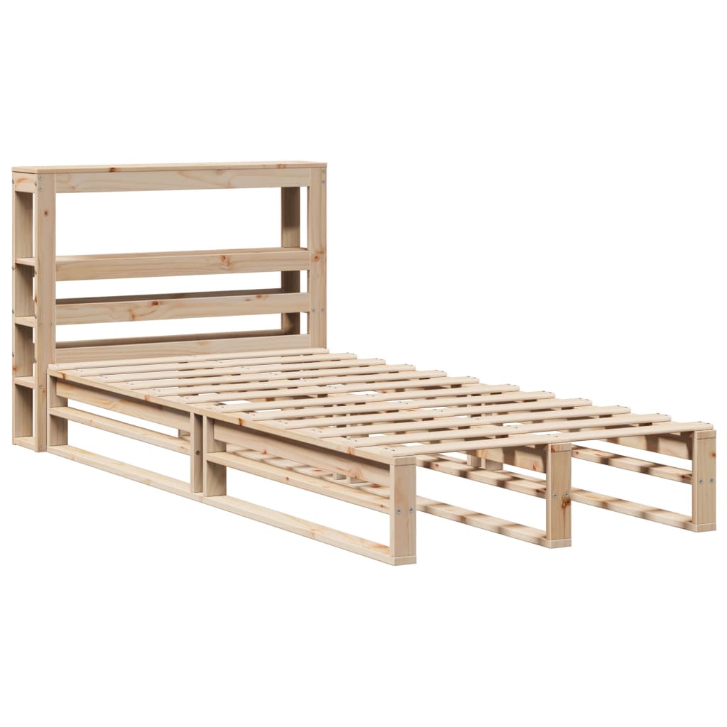 Bedframe zonder matras massief grenenhout 100x200 cm is nu te koop bij PeponiXL, paradijselijk wonen!
