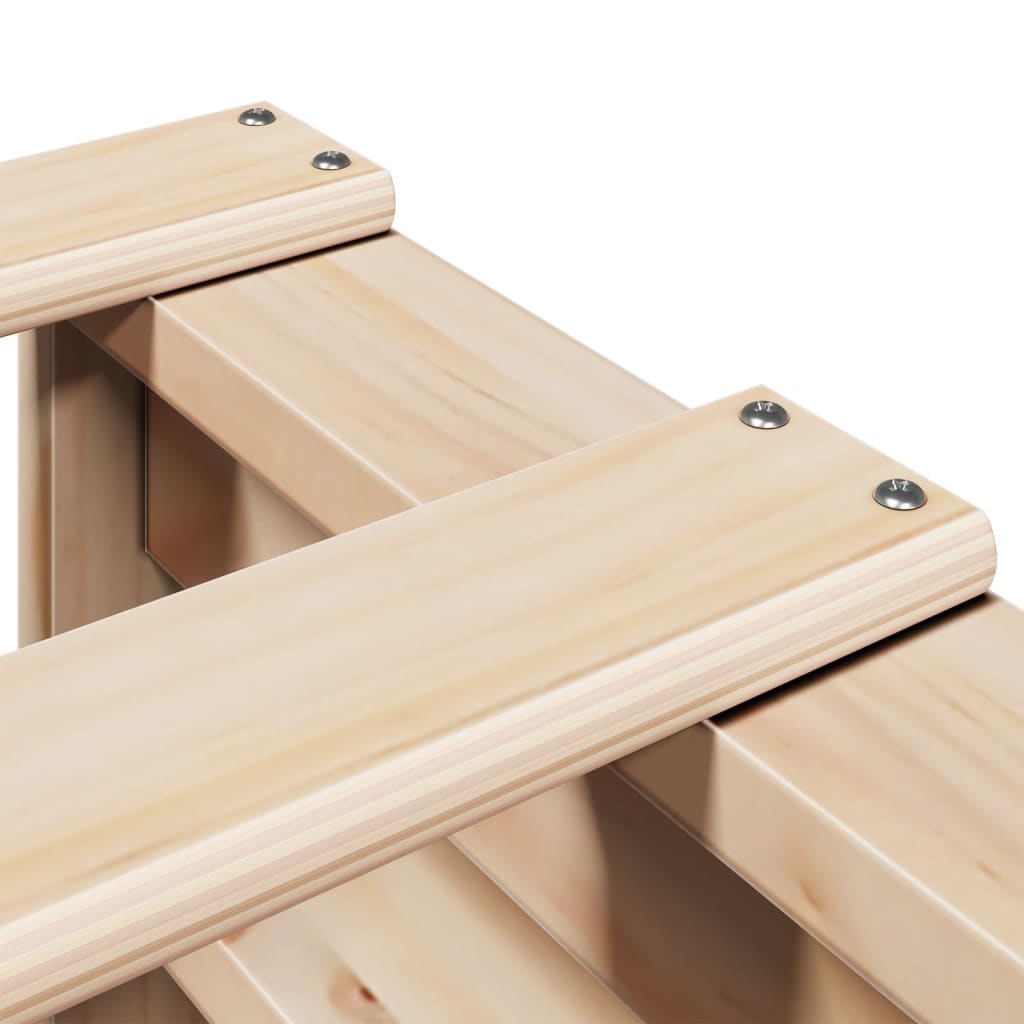 Bedframe zonder matras massief grenenhout 100x200 cm is nu te koop bij PeponiXL, paradijselijk wonen!