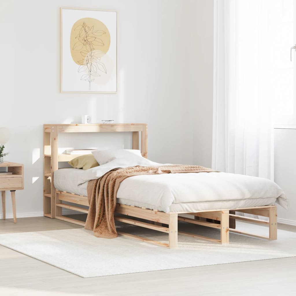 Bedframe zonder matras massief grenenhout 100x200 cm is nu te koop bij PeponiXL, paradijselijk wonen!