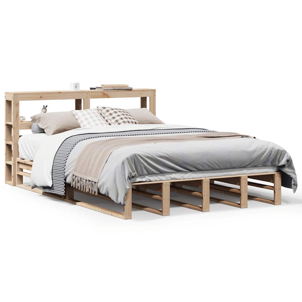 Bedframe zonder matras massief grenenhout 120x200 cm is nu te koop bij PeponiXL, paradijselijk wonen!