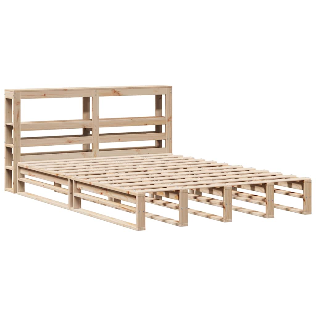 Bedframe zonder matras massief grenenhout 120x200 cm is nu te koop bij PeponiXL, paradijselijk wonen!