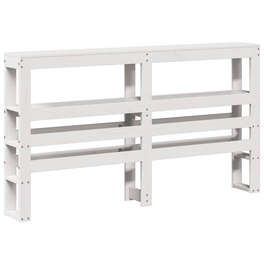 Bedframe zonder matras massief grenenhout wit 120x200 cm is nu te koop bij PeponiXL, paradijselijk wonen!