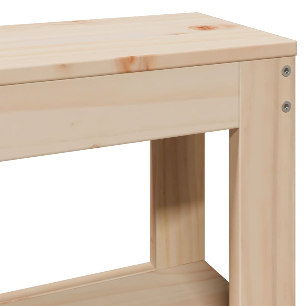 Bedframe zonder matras massief grenenhout 200x200 cm is nu te koop bij PeponiXL, paradijselijk wonen!