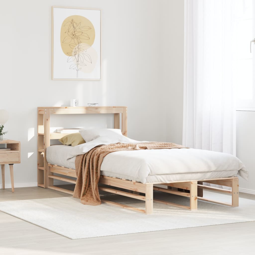 Bedframe zonder matras massief grenenhout 90x190 cm is nu te koop bij PeponiXL, paradijselijk wonen!