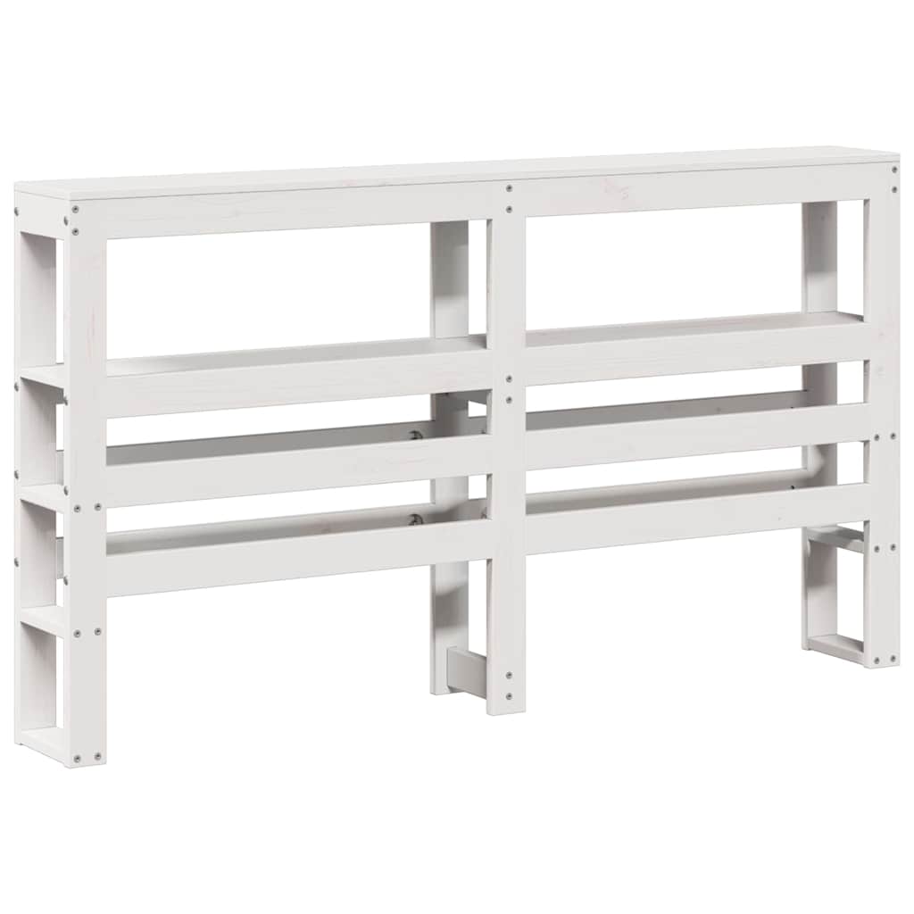 Bedframe zonder matras massief grenenhout wit 120x190 cm is nu te koop bij PeponiXL, paradijselijk wonen!