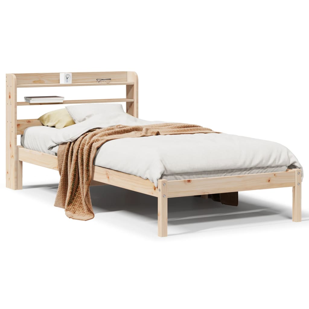 Bedframe zonder matras massief grenenhout 90x190 cm is nu te koop bij PeponiXL, paradijselijk wonen!