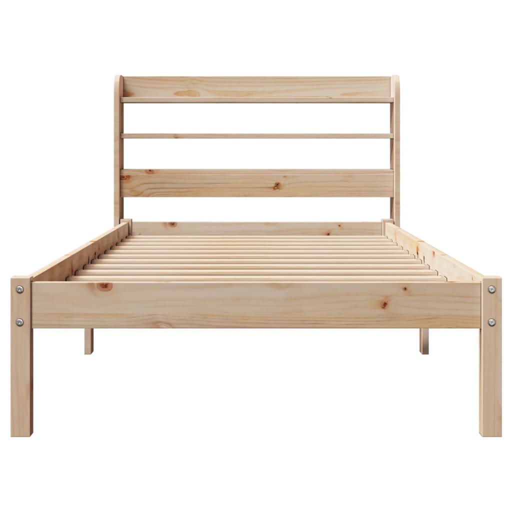 Bedframe zonder matras massief grenenhout 90x190 cm is nu te koop bij PeponiXL, paradijselijk wonen!