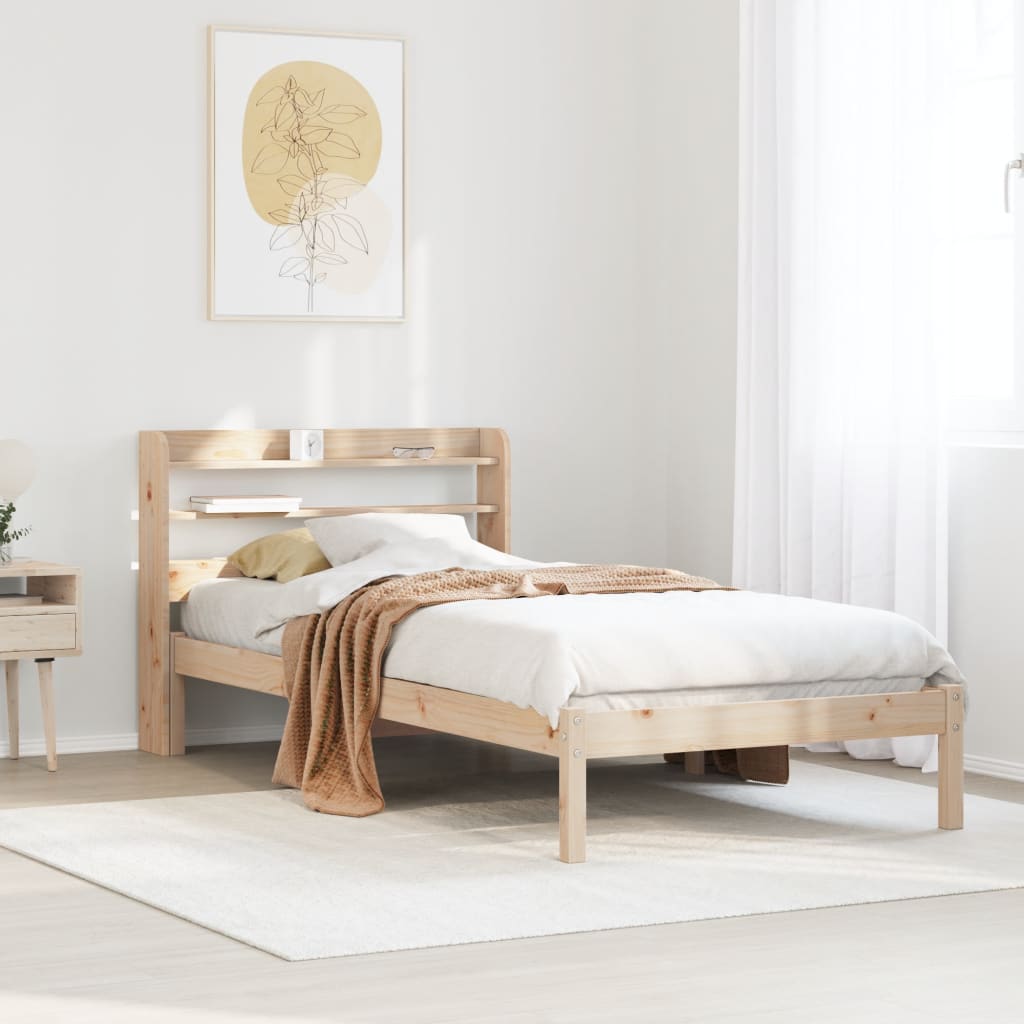 Bedframe zonder matras massief grenenhout 90x190 cm is nu te koop bij PeponiXL, paradijselijk wonen!