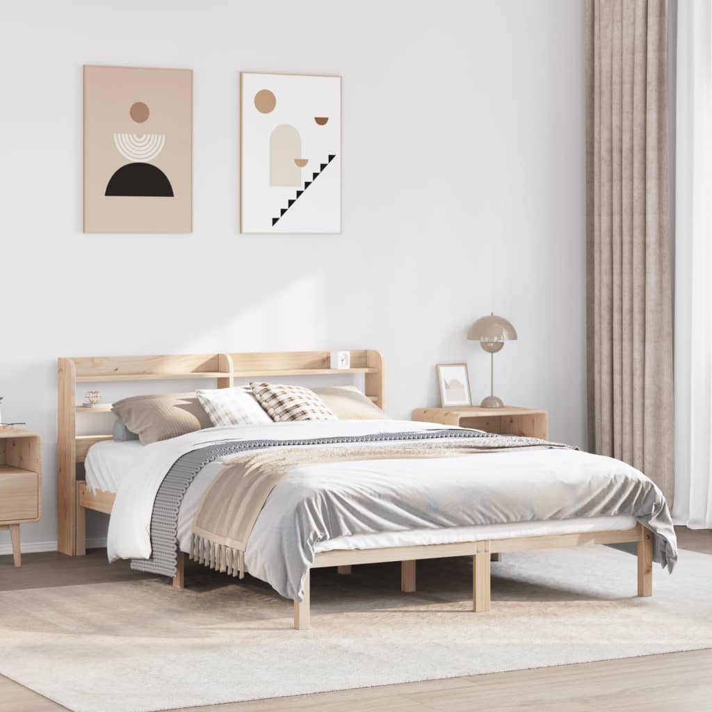 Bedframe zonder matras massief grenenhout 120x190 cm is nu te koop bij PeponiXL, paradijselijk wonen!