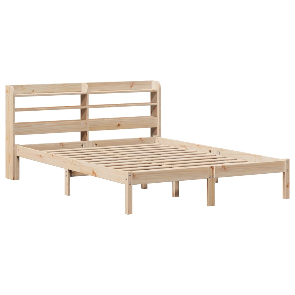 Bedframe zonder matras massief grenenhout 150x200 cm is nu te koop bij PeponiXL, paradijselijk wonen!