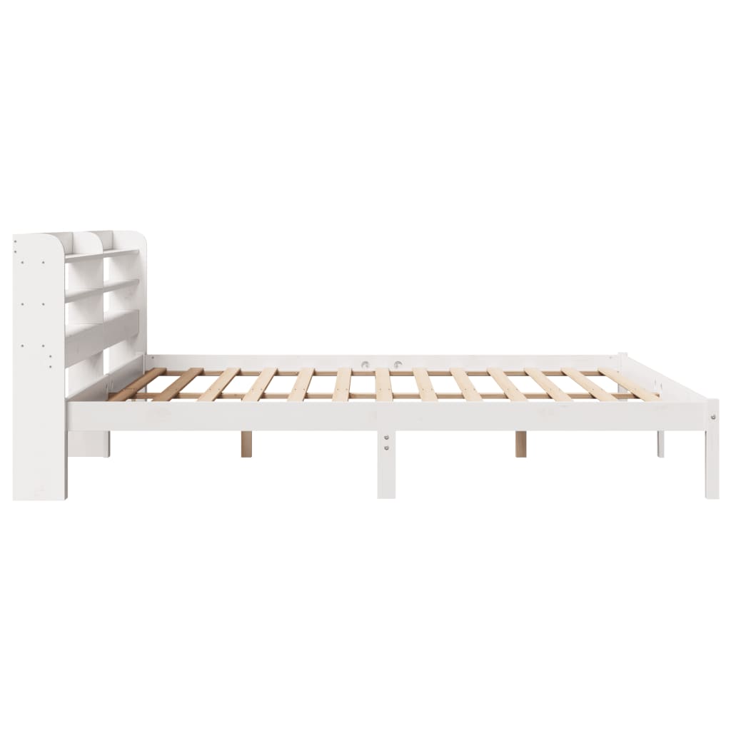 Bedframe zonder matras massief grenenhout wit 180x200 cm is nu te koop bij PeponiXL, paradijselijk wonen!