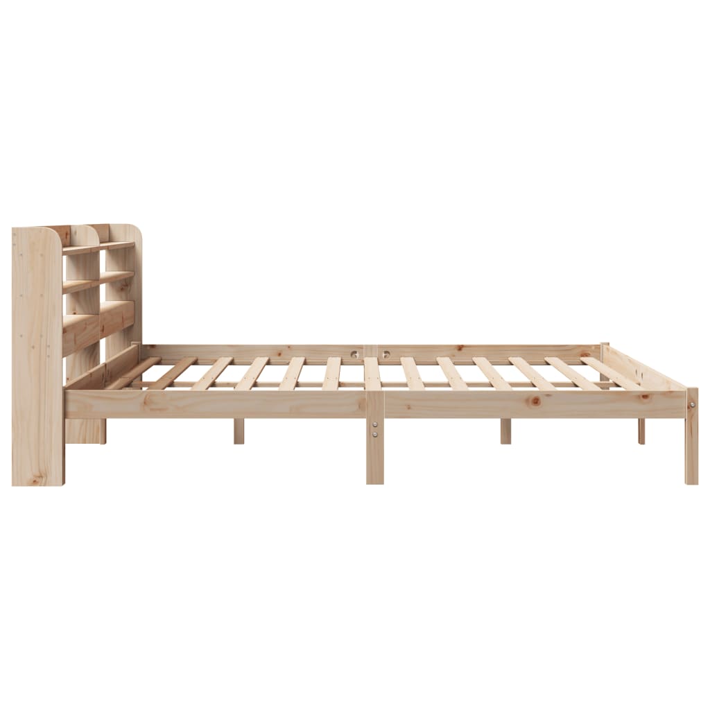 Bedframe zonder matras massief grenenhout 200x200 cm is nu te koop bij PeponiXL, paradijselijk wonen!