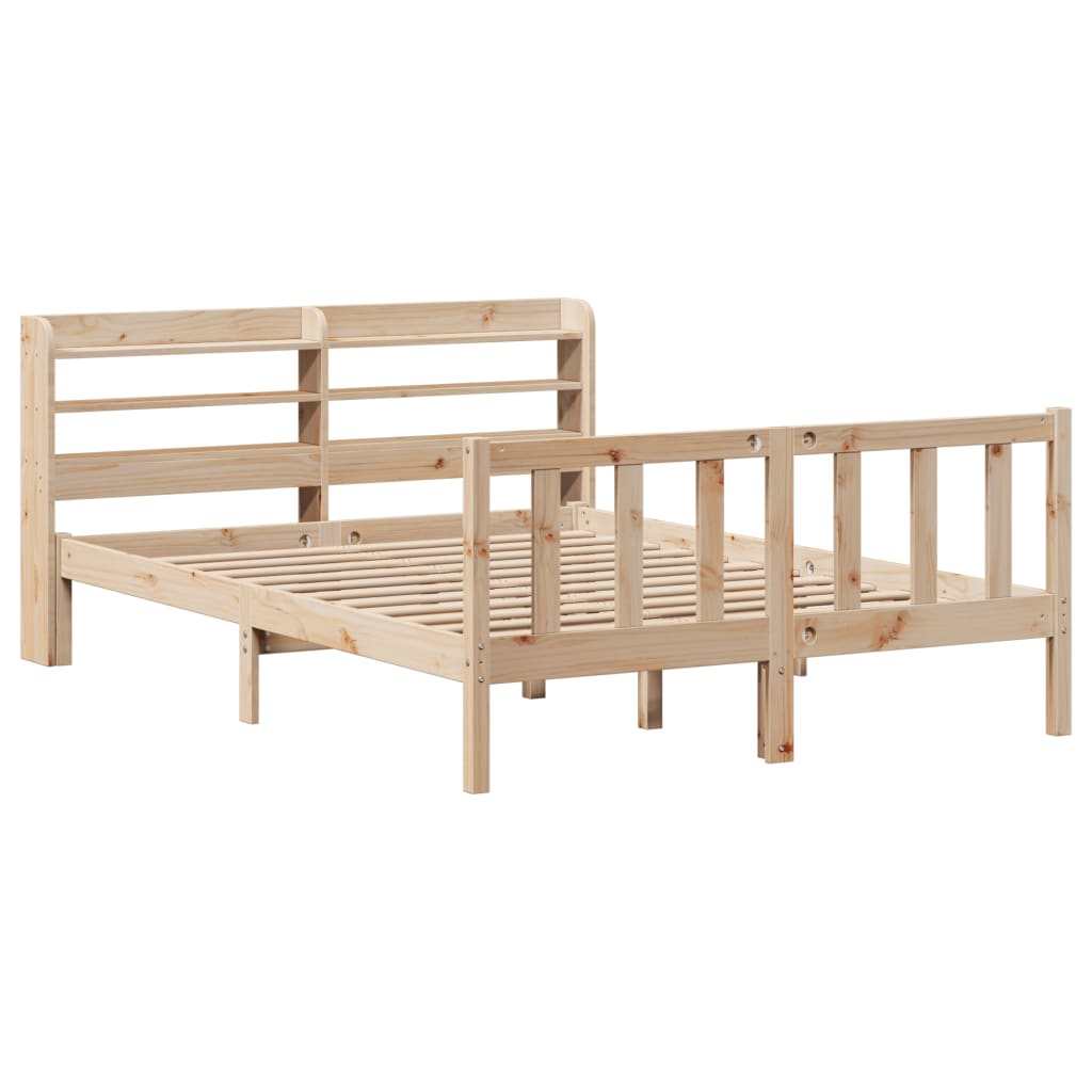 Bedframe zonder matras massief grenenhout 160x200 cm is nu te koop bij PeponiXL, paradijselijk wonen!